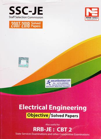 Made Easy SSC JE Electrical Engineering Objective Solved Papers (NEW)